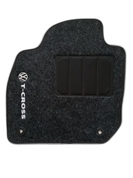 Tapete Carpete Cinza Premium para VW T-Cross (2018-2025) - Encaixe Perfeito! - imagem 3