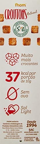 Crouton Natural Alimento Vegano Fhom 100g - imagem 4