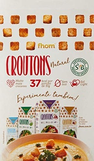 Crouton Natural Alimento Vegano Fhom 100g - imagem 3