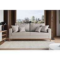 Sofá 3 Lugares Beny: Conforto e Estilo Cru - imagem 2
