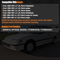 Bomba de Combustível Elétrica para Honda Civic e CRX 1990-1991 | Peça de Reposição de Alta Performance - imagem 3