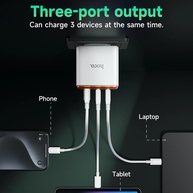 Carregador HOCO CS44A 65W: Turbo para Seus Dispositivos! - imagem 2