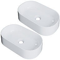 Cuba de Apoio Oval: Elegância para seu Lavabo - imagem 1