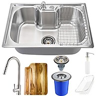 Cuba de Cozinha Inox Gourmet: Completa + Torneira! - imagem 1