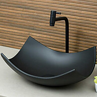 Cuba de Vidro Lótus 40cm: Elegância para seu Lavabo - imagem 1