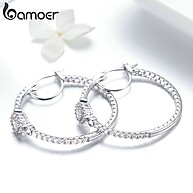 Brincos Bamoer: Elegância em Zircônia Cúbica - imagem 2