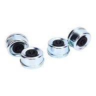 Kit 4 Tampas de Cubo Cryfokt 2.72" com Plugues de Borracha para Eixos de Reboque 7000-8000 Lb - imagem 1