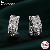 Brincos Prata 925 Bamoer: Elegância em Cubos - imagem 2