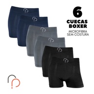 Cueca Boxer Sem Costura RP: Conforto em Kit com 6! - imagem 1