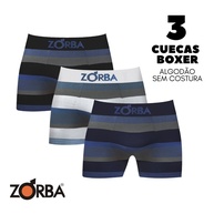 Cueca Boxer Zorba Listrada: Conforto Sem Costura! - imagem 1