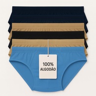 Cueca Infantil Algodão: Kit 10 Conforto Premium! - imagem 1