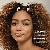 Mini Presilha Océane Rosa Edition – Prender com Estilo e Cuidado - imagem 2