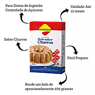 Bolo Lowçucar Churros Lightsweet: Sabor Sem Culpa! - imagem 1