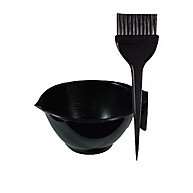 Cumbuca Plástica + Pincel para Tintura de Cabelo - imagem 1
