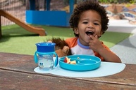 Copo 360° Perfect Cup 12m+ Menino - Chicco Azul | Transição Natural para Beber Sozinho - imagem 4