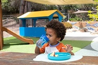 Copo 360° Perfect Cup 12m+ Menino - Chicco Azul | Transição Natural para Beber Sozinho - imagem 3