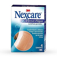 Curativo Nexcare Grande 4 Unidades – Proteção Real para Feridas - imagem 1