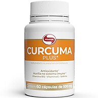 Cúrcuma Plus 500mg: Suplemento com Curcumina, B12 e Selênio - imagem 1