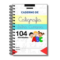 Caderno de Caligrafia Infantil: 104 Atividades Divertidas para Letra Cursiva Perfeita - imagem 2