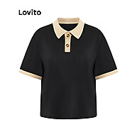 Camiseta Lovito Casual com Botão e Manga Curta - imagem 2