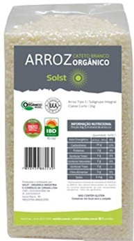 Arroz Cateto Curto Branco Orgânico Solst 1kg - imagem 2