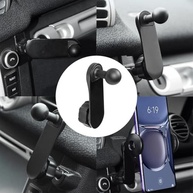 Suporte de Celular Universal para Carro: Mastro Curto Preto com Cabeça de 17mm para Navegação Segura - imagem 5