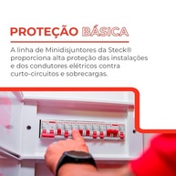 Disjuntor Steck Série SD62 4A 2P Curva C 3kA: Segurança e Proteção Essencial para sua Instalação Elétrica - imagem 5