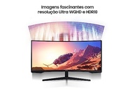 Monitor Gamer Curvo Samsung Odyssey 34’’, Ultra WQHD, 165Hz, 1ms, tela ultrawide, HDMI, Display Port, Freesync Premium, preto, série G5 - imagem 5