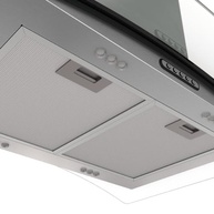 Coifa Exaustor Ilha Vidro Curvo 75cm Inox Nardelli - 4 a 6 Bocas, 220V, LED, 3 Velocidades - imagem 5