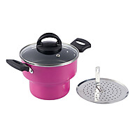 Cuscuzeira Antiaderente Rosa: Cuscuz Perfeito! - imagem 1