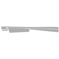 Vicrez PPF Pre-Cut Rocker para Lexus LS 500 2021-2023 | Proteção Total da Pintura - imagem 1