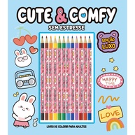 Cute & Comfy: 12 Lápis de Cor para Relaxar - imagem 1