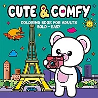 Cute & Comfy Coloring Book: Diversão e Relaxamento em 32 Ilustrações - imagem 1