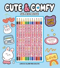 Cute & Comfy Sem Estresse Edição de Luxo: 12 Lápis de Cor para Relaxar - imagem 2