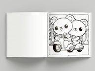 Livro de Colorir Adulto Cute & Comfy: Momentos Fofos para Relaxar e Criar - imagem 4