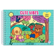 Cute Vibes: Livro de Colorir para Relaxar - imagem 1