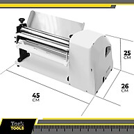 Cilindro Laminador de Massas 30cm Saro: Potência 1/3 CV - imagem 2