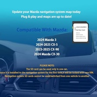 Atualização Mapa GPS Mazda CX-5, CX-90, CX-30/3 2023-2025 (EUA/CAN/MEX) - Cartão SD KMV666EZ1B - imagem 4