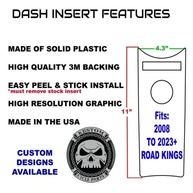 Destaque sua Road King: Inserção Premium para Painel Kustom Cycle Parts (Harley Davidson 2008-2024+) - imagem 3