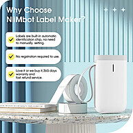 Papel Adesivo Impermeável Niimbot – 3 Rolos para D11/D110/D101 - imagem 2