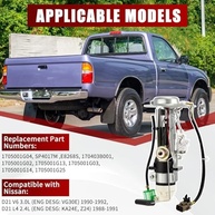 Conjunto Módulo Bomba Combustível E8268S SP4017M para Nissan D21 2.4L L4 e 3.0L V6 - Substituição OE - imagem 3