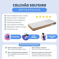 Colchão de Solteiro Plumatex 1,88x88x14cm D33 com Proteção Antialérgica | Conforto e Saúde no seu Quarto - imagem 3