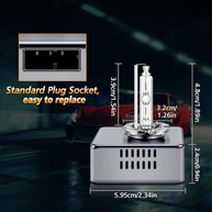 Lâmpadas Xenon D5S 6000K Diamante Branco: Iluminação Superior para Seu Farol - imagem 5
