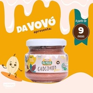 Da Vovó, Chocomito, Linha+9, Manjar nutritivo de Cacau, Orgânica, Zero açucar e lactose, Sabor Branco, 100ml - imagem 4