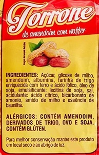 Da Colonia Torrone Amendoim Com Waffer 200G - imagem 2