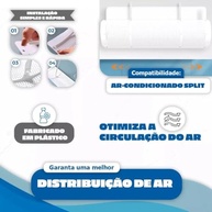 Defletor Ar Condicionado Ajustável 90cm - Controle Total da Vazão de Ar Split - imagem 4