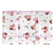 Pano de Boca Babete Bebê Turma da Mônica 40x34cm Rosa - Estampa Mônica | Incomfral - imagem 1