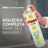 JIMO Limpa Box & Banheiro com Espuma Ativa - 400ml | Limpa, Perfuma e Dá Brilho - imagem 4