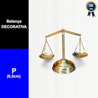 Balança de Latão Símbolo da Justiça - Decoração Artesanal com Detalhes Dourados - imagem 5