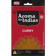 Aromas da Índia, Curry em Pó, 60 Gramas - imagem 1